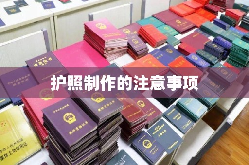 利辛护照制作的注意事项