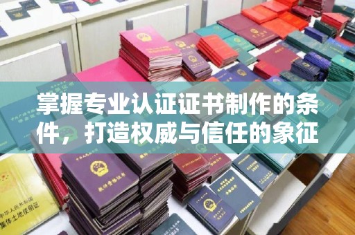 利辛掌握专业认证证书制作的条件，打造权威与信任的象征