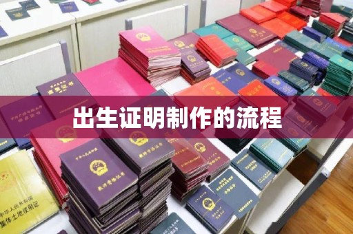 利辛出生证明制作的流程