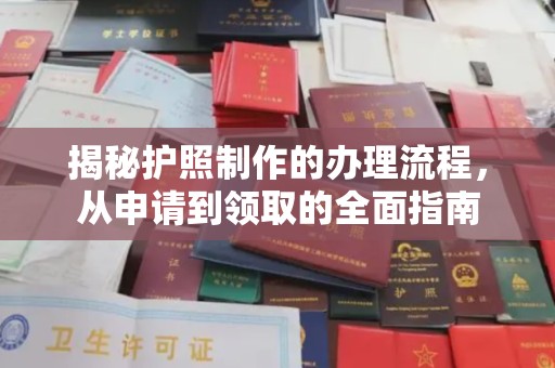 利辛揭秘护照制作的办理流程，从申请到领取的全面指南